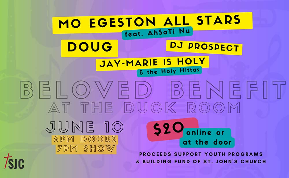 Beloved Benefit at Blueberry Hill Duck Room in St. Louis, MO on June 10th.