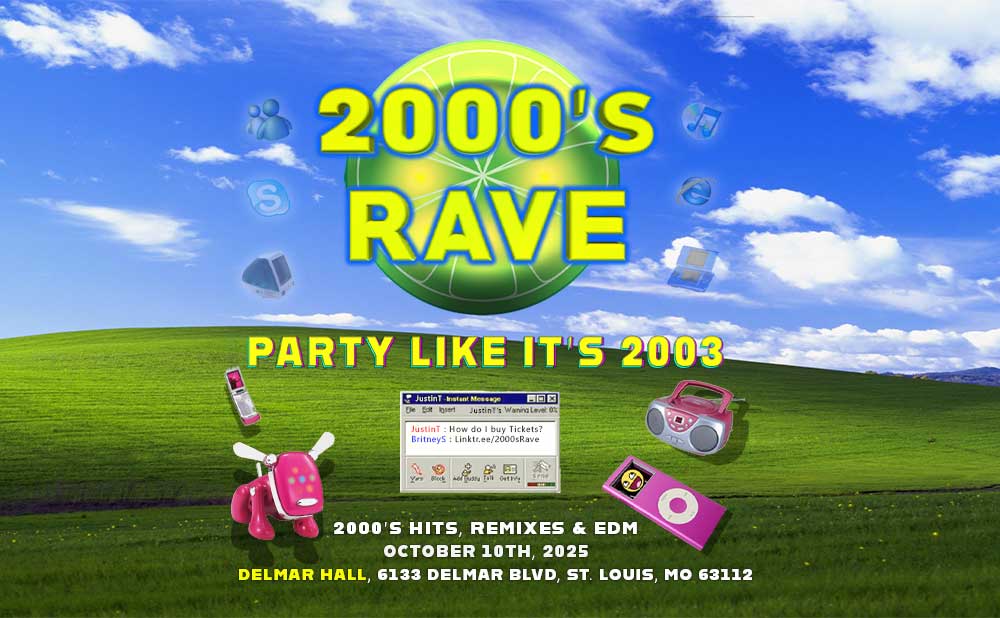 2000's Rave at Delmar Hall on Oct. 10th