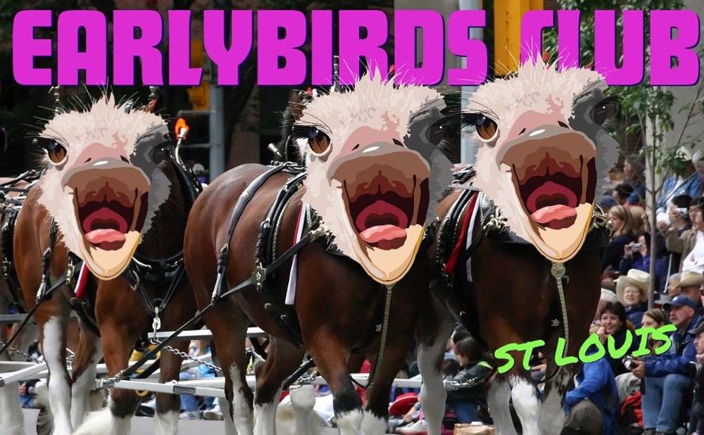 Earlybirds Club at Delmar Hall on July 25