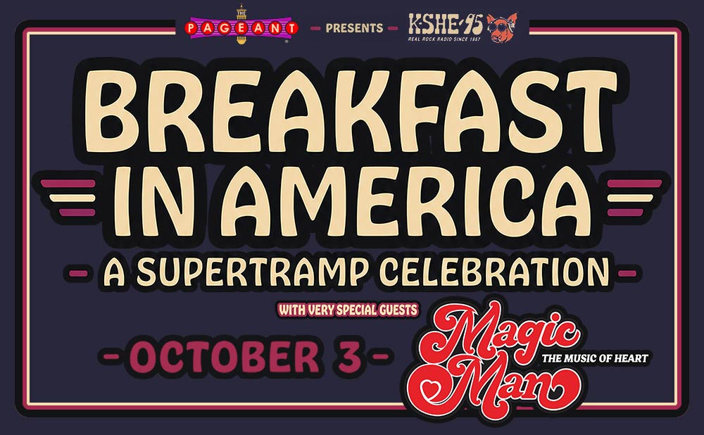 Breakfast In America at The Pageant on Oct. 3rd